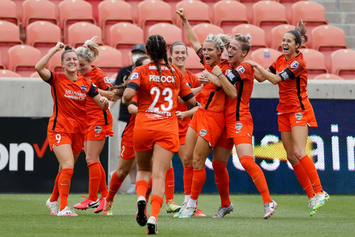 Rachel Daly leads the Houston Dash